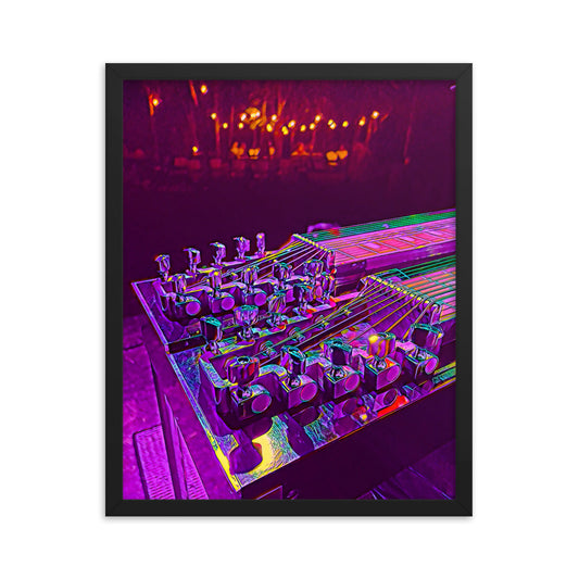 "Pedal Steel Nights" - Framed Poster